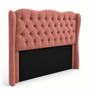 Ver imagem 3 de Cabeceira para Cama Box Casal Queen 1.60 Tecido Boucle:Rosa