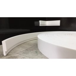Roda Teto, Moldura De Teto, Sanca Teto De Eva Adesivo E Flexível *e19 5cmx 1cm 10 Metros* Branco - 1