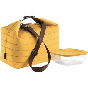 Kit Bolsa Térmica para Lancheira 30 X 18 X H30 Cm com Lancheira Lunch Box On The Go 19,6 X 19,6 X
