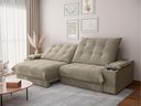 Ver imagem 1 de Sofá Thor 2,90cm com Super Pillow e Molas Ensacadas Veludocristal- Netsofas - Fendi