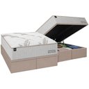 Ver imagem 2 de Cama Box Baú Crc King +Colchão Molas Boutique Ortobom 193
