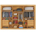 Ver imagem 5 de Guarda Roupa Cavich 3 Portas 100% Mdf Peroba Off White - Móveis Europa