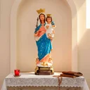 Ver imagem 2 de Imagem de Nossa Senhora do Livramento de Borracha Inquebrável - 40 cm