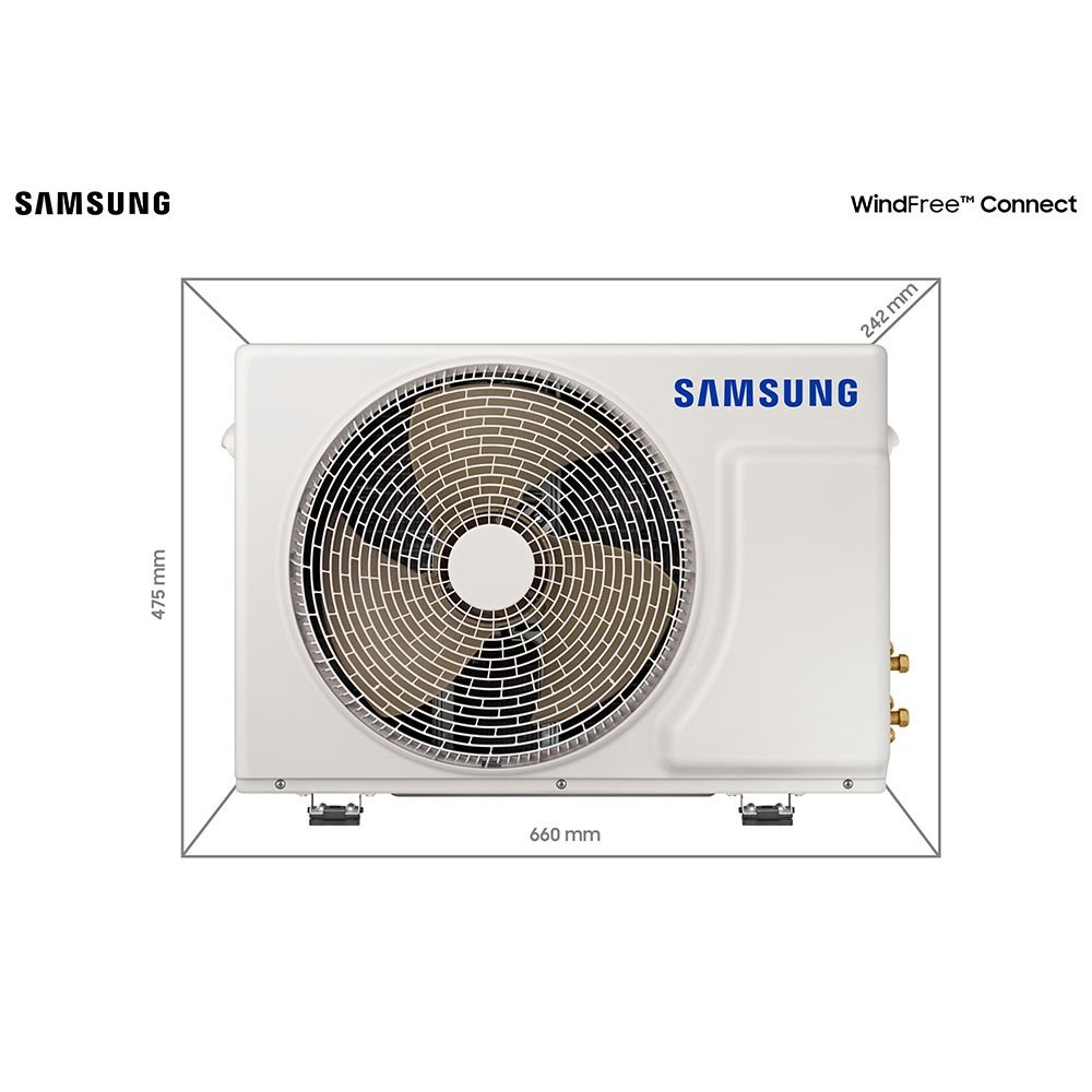 Ar Condicionado Split Inverter Samsung WindFree Connect 12000 BTUs Frio 220V AR12BVFAAWKXAZ - 4