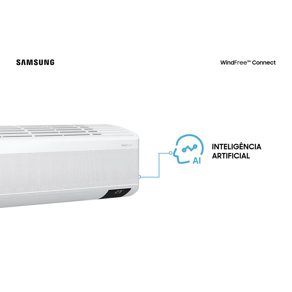 Ar Condicionado Split Inverter Samsung WindFree Connect 12000 BTUs Frio 220V AR12BVFAAWKXAZ - 8