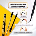 Ver imagem 3 de Kit Ferramentas 115 Peças Jogo Mini Chaves Precisão Multiuso Celular Notebook Tablet Bom-3114