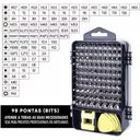 Ver imagem 5 de Kit Ferramentas 115 Peças Jogo Mini Chaves Precisão Multiuso Celular Notebook Tablet Bom-3114