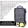 Kit Ferramentas 115 Peças Jogo Mini Chaves Precisão Multiuso Celular Notebook Tablet Bom-3114 - 5