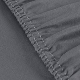 Roupa de Cama Casal 400 Fios 3 Peças 100% Toque Macio Cor:cinza - 5