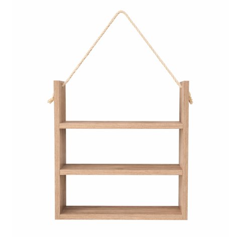 Prateleira Refúgio Suspensa em MDF Decorativa Sala Banheiro