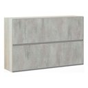Ver imagem 1 de Armário Basculante Duplo 120cm 2 Portas Lis Legno Crema