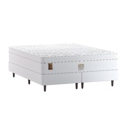 Cama Box Queen Simmons Masterpiece Neo (Colchão 158 x 198 + Box Bi Partido) - 1