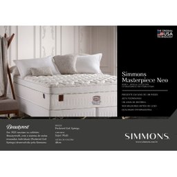 Cama Box Queen Simmons Masterpiece Neo (Colchão 158 x 198 + Box Bi Partido) - 4