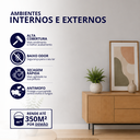Ver imagem 2 de Tinta Acrílica Standard Fosca 18L Cor Cinza Preguiçoso Antimofo Baixo Odor Durín