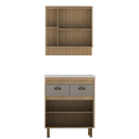 Ver imagem 4 de ​conjunto Banheiro Veneza 70cm Armário Completo Gabinete Cuba Espelheira