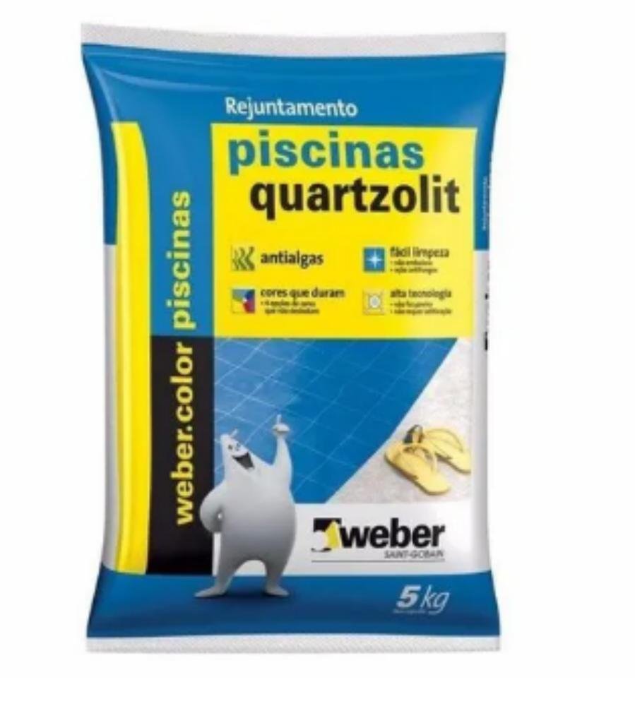 Rejunte Quartzolit Piscinas Azul 5kg - 1