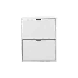 Sapateira Mercurio Ii 2gav P/12 Pares Mdp 12mm com Puxadores Branca