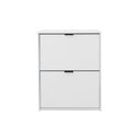 Ver imagem 1 de Sapateira Mercurio Ii 2gav P/12 Pares Mdp 12mm com Puxadores Branca