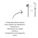 Ver imagem 3 de Ducha Higiênica Lorenzetti Lorenjoy 1984 Flexível de 1,20m