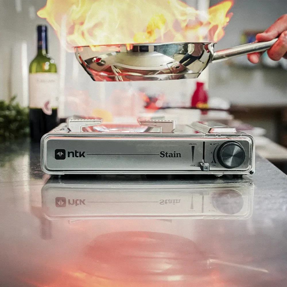 Fogareiro Stain Aço Inox com Ignição Automática, Flex Fuel - 6