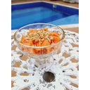 Ver imagem 5 de Taça para Sobremesa de Vidro com Borda Dourada