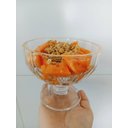 Ver imagem 2 de Taça para Sobremesa de Vidro com Borda Dourada