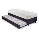 Ver imagem 4 de Bicama Box 88x188 Suede Preto com Colchão Ecoline D33 Ecofle