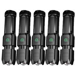 Lanterna telescópica forte de LED c/ zoom alto brilhobrilho BSPX Lighting Specialty Store 5 pcs Chin - 1