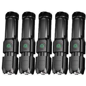 Lanterna telescópica forte de LED c/ zoom alto brilhobrilho BSPX Lighting Specialty Store 5 pcs Chin