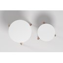 Ver imagem 6 de 2 Mesa Canto Centro Redondas Madeira Sala Quarto Decora Casa