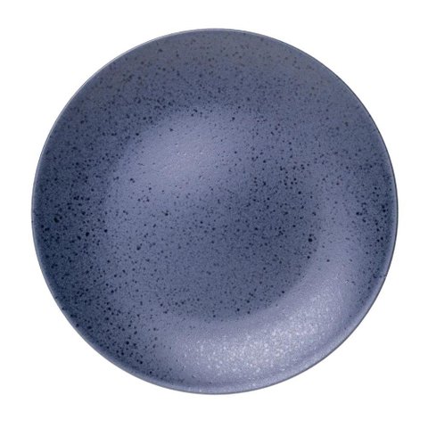 Prato Raso em Cerâmica Mist 27,5cm Wolff Azul Matte