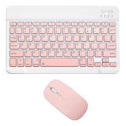 Conjunto de Mouse sem Fio Bluetooth Teclado Colorido - 5