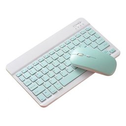 Conjunto de Mouse sem Fio Bluetooth Teclado Colorido - 3