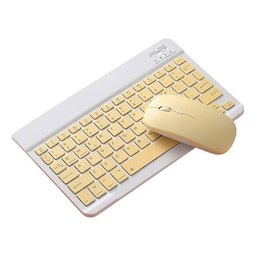 Conjunto de Mouse sem Fio Bluetooth Teclado Colorido - 6