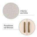 Ver imagem 6 de Guarda-roupa Solteiro Essenza 6 Portas 2 Gavetas Branco - Pnr Móveis