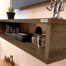 Painel Ripado para TV até 40 Polegadas 80cmx120cm com Nicho Cine - 16 Painel Ripado para TV até 40 Polegadas 80cmx120cm com Nicho Cine - 16