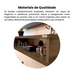Painel Ripado para TV até 40 Polegadas 120CMX80CM Nicho Cine Marrom - 12 Painel Ripado para TV até 40 Polegadas 120CMX80CM Nicho Cine Marrom - 12