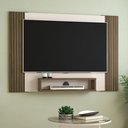 Ver imagem 1 de Painel Ripado para TV até 40 Polegadas 120CMX80CM Nicho Cine Marrom