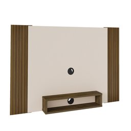 Painel Ripado para TV até 40 Polegadas 80cmx120cm com Nicho Cine - 3 Painel Ripado para TV até 40 Polegadas 80cmx120cm com Nicho Cine - 3