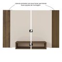 Ver imagem 7 de Painel Ripado para TV até 40 Polegadas 120CMX80CM Nicho Cine Marrom