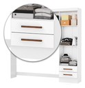 Ver imagem 2 de Modulado 4 Portas 2 Gavetas Branco - Carioca Móveis