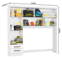 Ver imagem 6 de Modulado 4 Portas 2 Gavetas Branco - Carioca Móveis