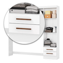 Ver imagem 2 de Modulado 4 Portas 2 Gavetas Branco - Carioca Móveis