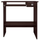 Ver imagem 1 de Mesa Escrivaninha Computador Compact 1 Gaveta Castanho - Desk Design