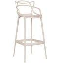 Ver imagem 3 de Kit 4 Banqueta Aviv Allegra Solna Fratini 109 cm (altura) Polipropileno Cor Fendi