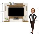 Ver imagem 7 de Painel para TV 50 Polegadas 1 Porta Cronos Artely