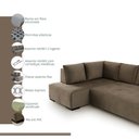 Ver imagem 3 de Sofá Andros Chaise e 3 Lugares 2,73m
