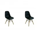 Ver imagem 2 de Kit 2 Cadeiras Botone Eiffel Preto