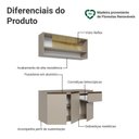 Ver imagem 6 de Armário de Cozinha Compacta 120 Cm Suspensa Crema Nice Madesa 03