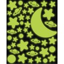 Ver imagem 2 de Adesivo Brilha No Escuro - Galáxia - Estrelas - Planetas Lua